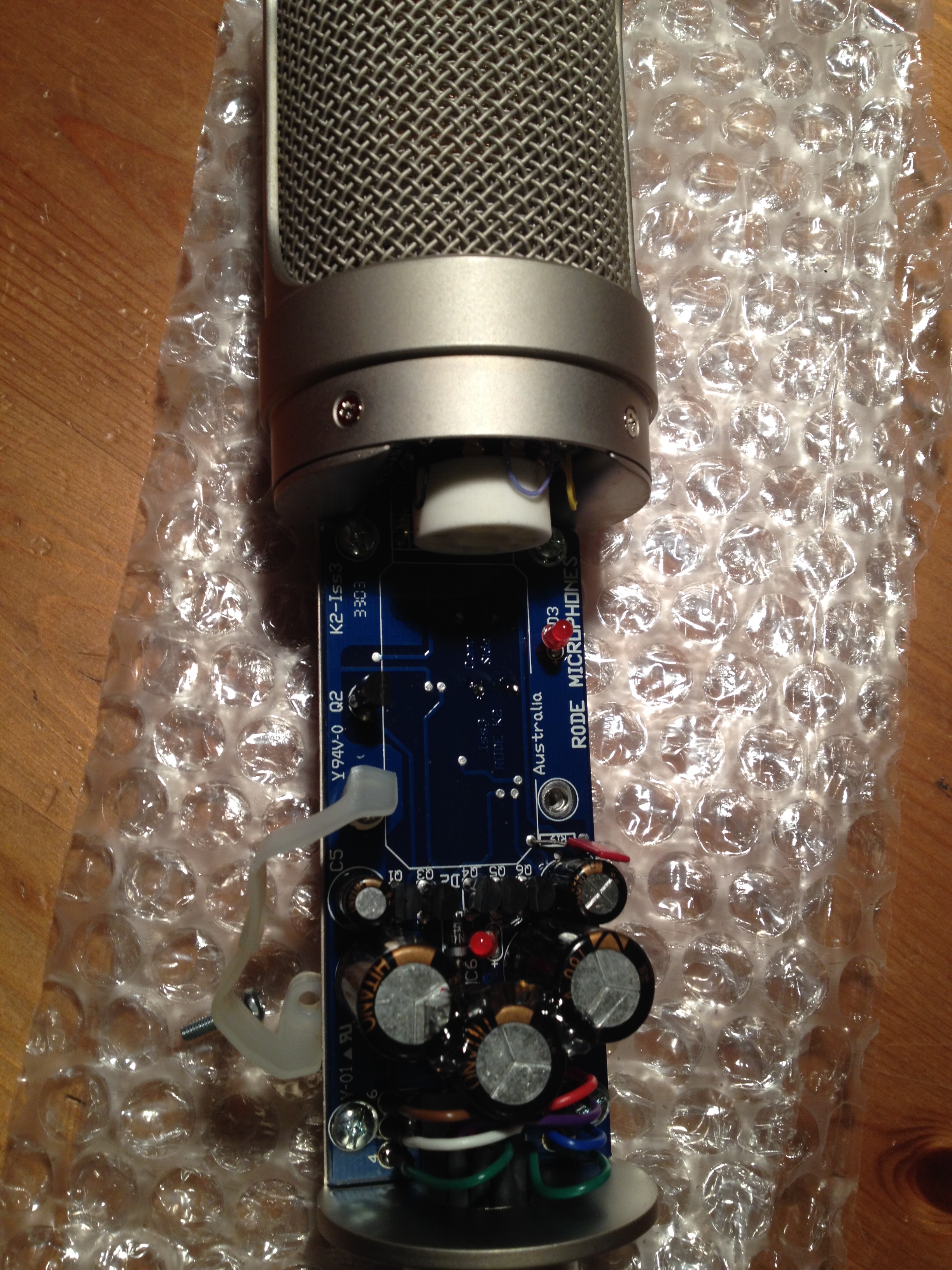 Modifying the Rode K2 mic Part 1: Tube Change – Wij Productions