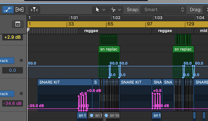 Automation in Logic Pro X